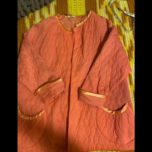 Vintage nighty quilted jacket